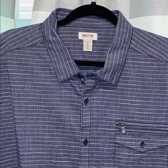 Reaction Kenneth Cole men’s button down short sleeves - Picture 4 of 6